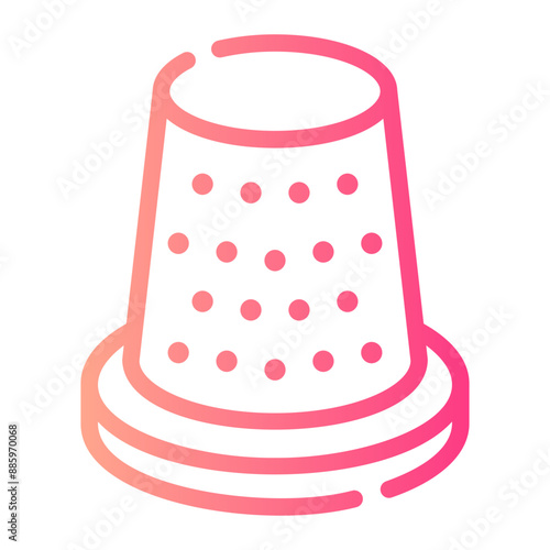 thimble Line Icon
