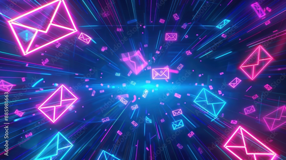 Neon Email Explosion Neon Email Explosion