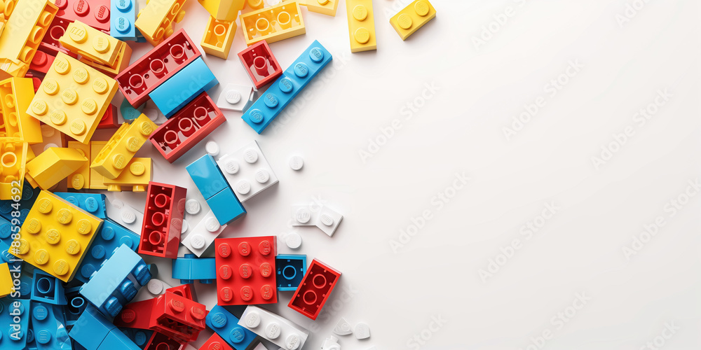 Bright Bricks Banner Background for Product Launch Event Bright Bricks Banner Background for Product Launch Event