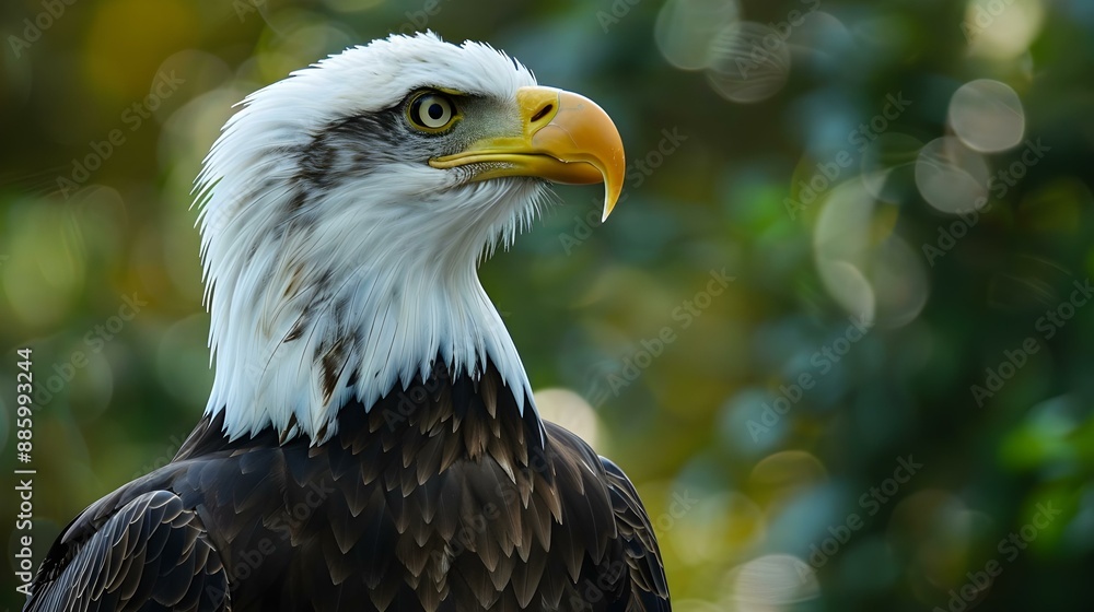 Fototapeta premium Bald Eagle in its natural habitat