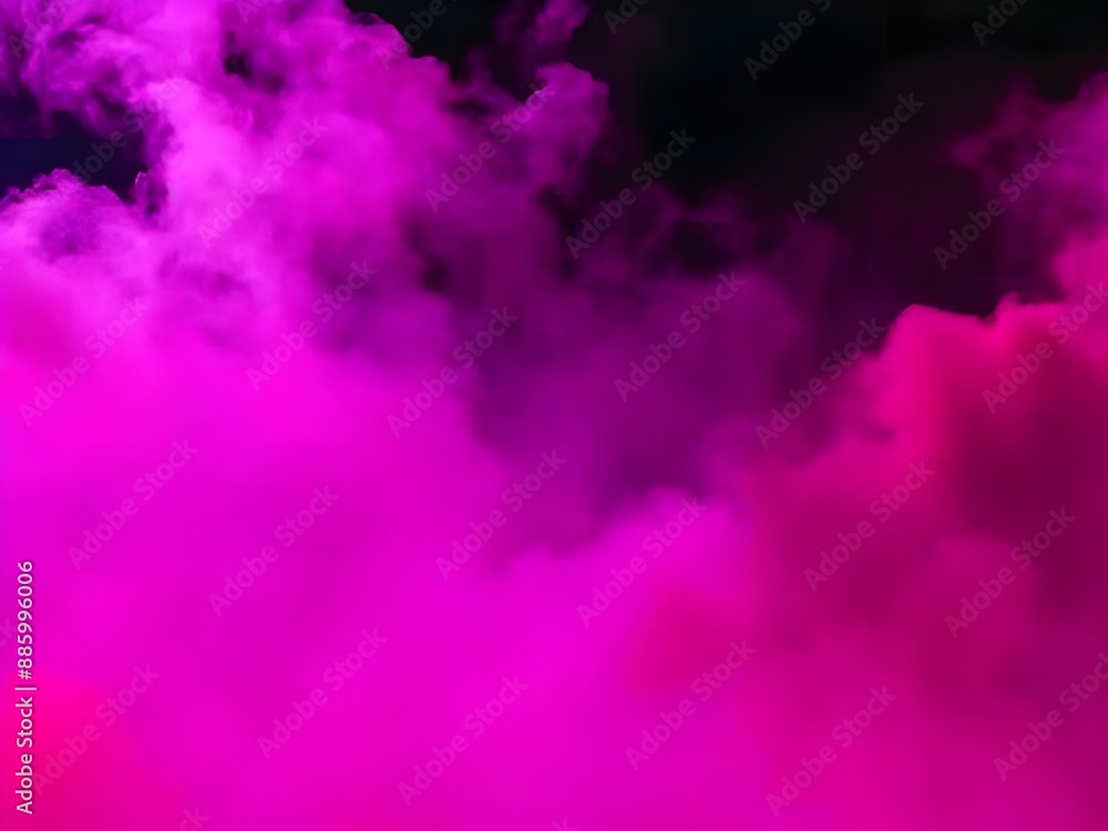 Black background with pink smoke Black background with pink smoke