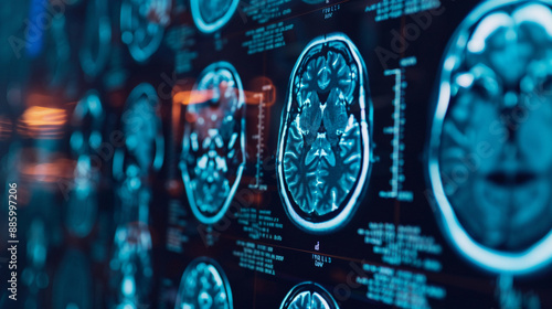 Neurological assessment for disorders like migraines epilepsy photo