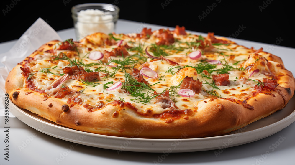 pizza on a wooden plate. delicious pizza pictures pizza on a wooden plate. delicious pizza pictures