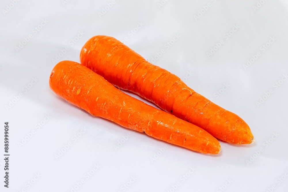 Fresh carrot isolated on white background Fresh carrot isolated on white background
