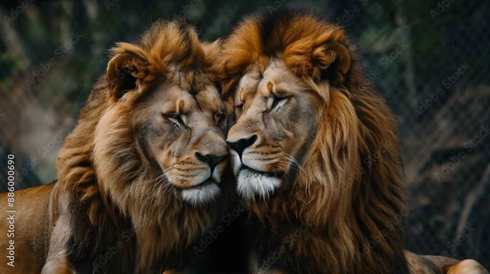 Lions in love