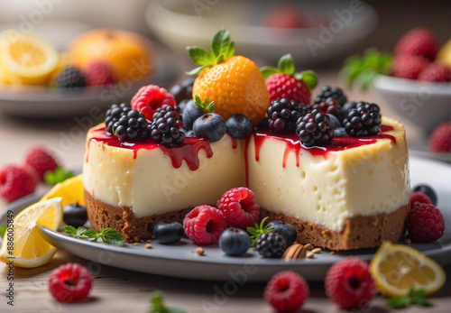 Berry cheesecake is a delightful dessert that combines the rich, creamy texture of cheesecake with the fresh, vibrant flavors of berries.