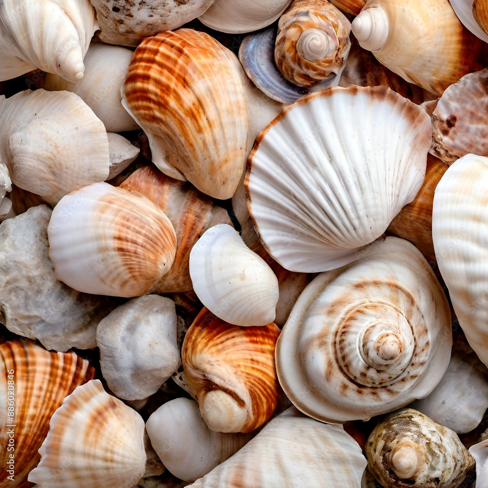 sea shells background sea shells background