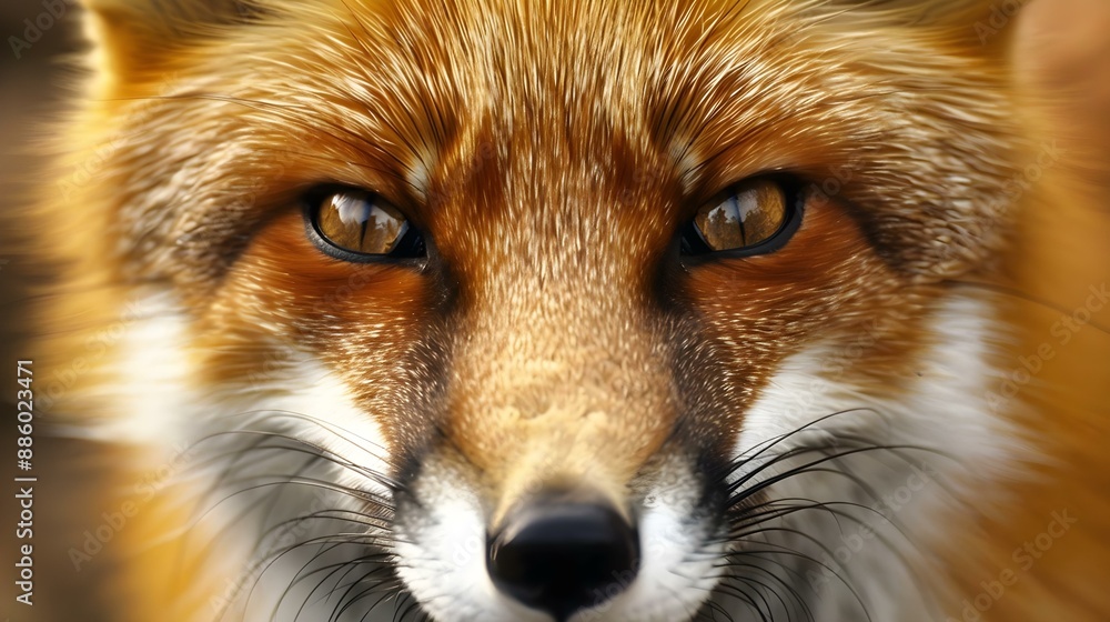 Fototapeta premium Closeup of a Red Fox