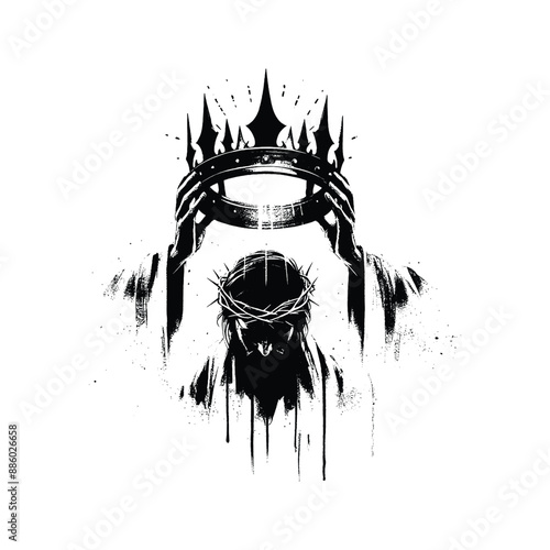 Crown of Glory Capture Jesus placing a radiant crown on a believers head