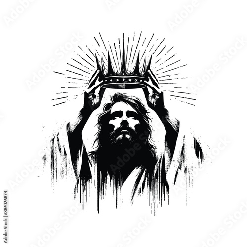 Crown of Glory Capture Jesus placing a radiant crown on a believers head