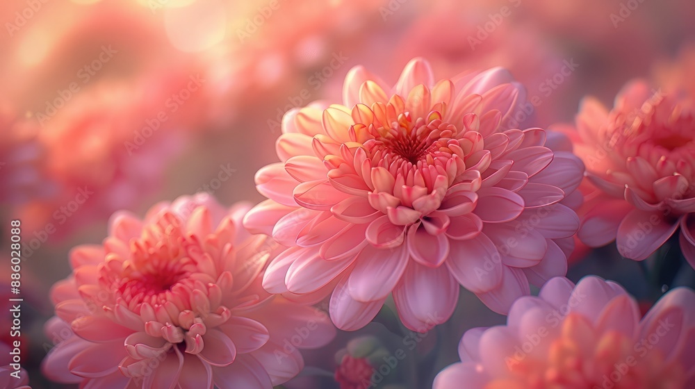 Delicate Bloom in Sunset Hues Delicate Bloom in Sunset Hues