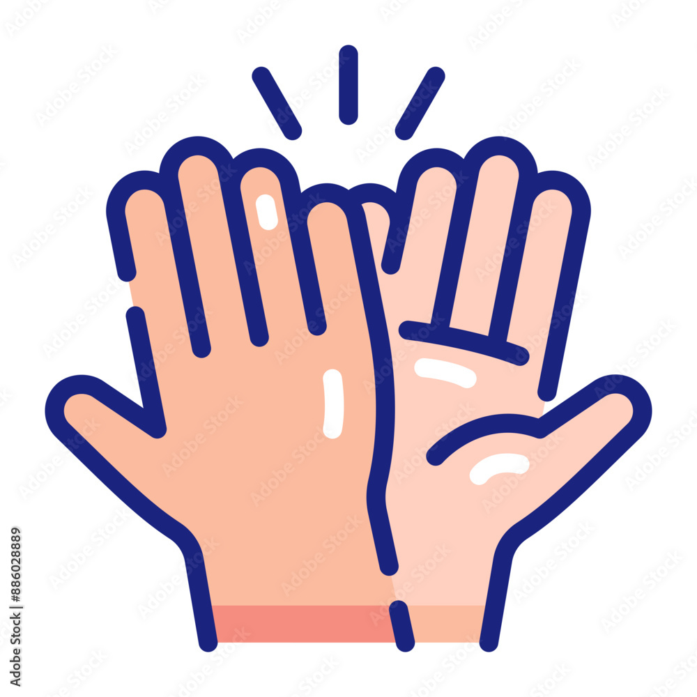 High Five Celebrating Friendship Achievements High Five Celebrating Friendship Achievements