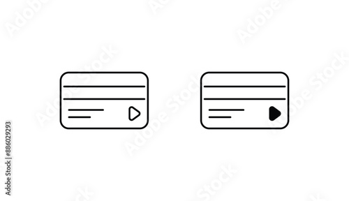 Room Card icon design with white background stock illustration