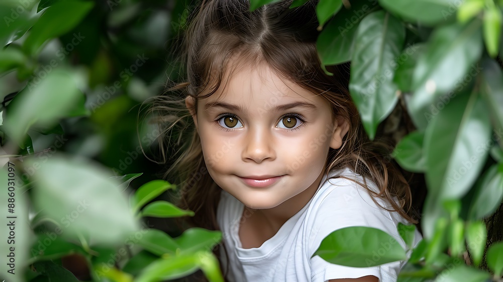 A young girl looking curious while exploring nature on World Environment Day, more clarity with clear light and sharp focus, high detailed A young girl looking curious while exploring nature on World Environment Day, more clarity with clear light and sharp focus, high detailed