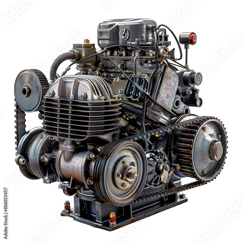 Engine Isolated Isolated on Transparent or White Background, PNG