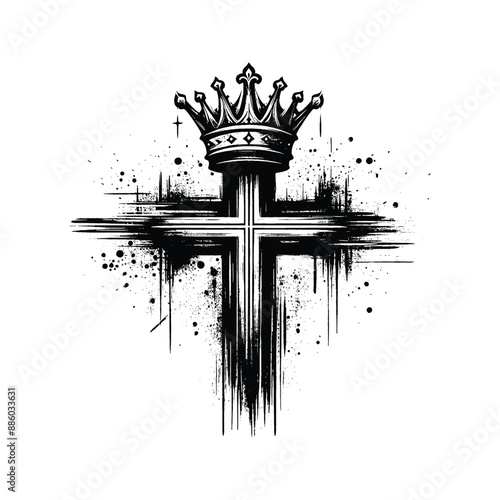 Crown of Glory, Create a cross adorned with a crown of glory