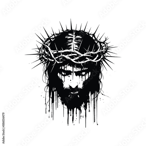 Crown of Thorns Illustrate the crown of thorns placed on Jesus head