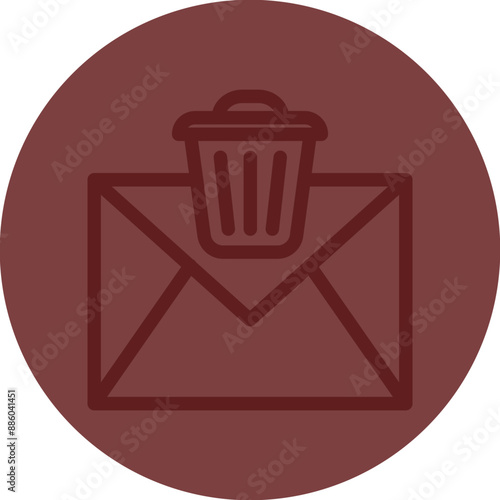 Junk Vector Line Maroon Circle Maroon