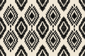 Papier peint photo Style bohème Ikat ethnique aztèque tribal mexicain  © opart