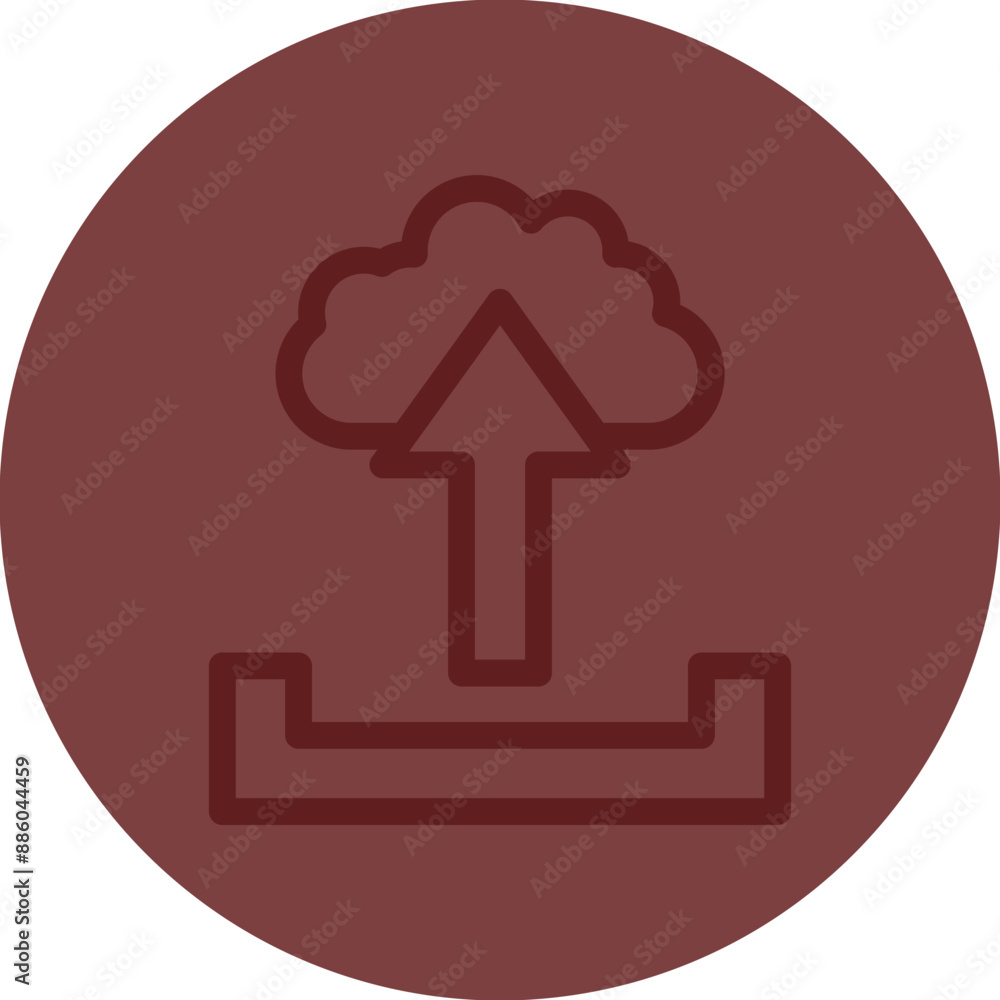 upload Vector Line Maroon Circle Maroon upload Vector Line Maroon Circle Maroon
