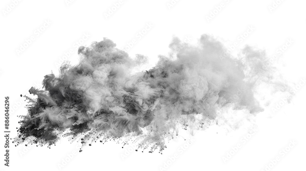 grey smoke isolated on transparent background grey smoke isolated on transparent background