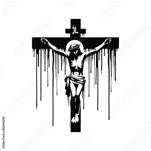 Crucifixion, Illustrate the crucifixion of Jesus on the cross