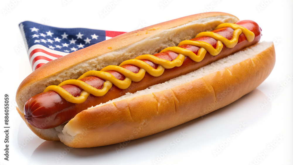Delicious Hot Dog. Generative Ai Delicious Hot Dog. Generative Ai