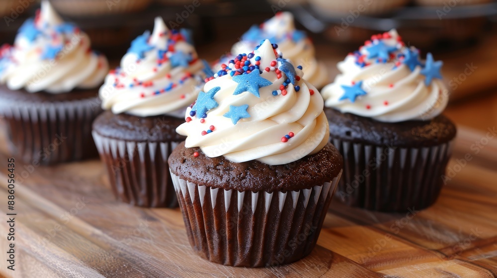 4th of july chocolate cupcakes with cream cheese 4th of july chocolate cupcakes with cream cheese