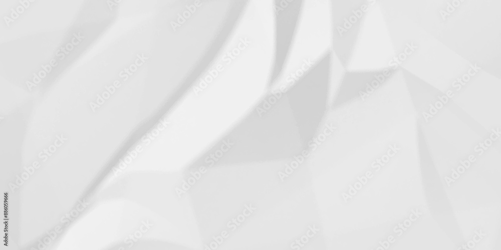 Obraz premium White crumpled cover old paper wrapping crinkled light cardboard overlay texture background. surface retro wrinkled empty sheet paper creased. 