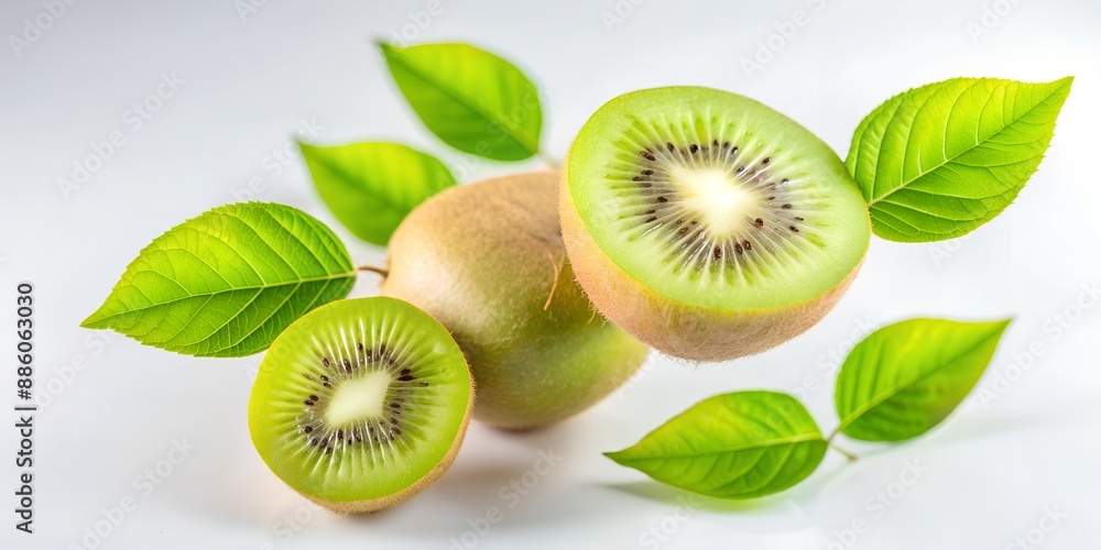 Fototapeta premium kiwi fruit and kiwi