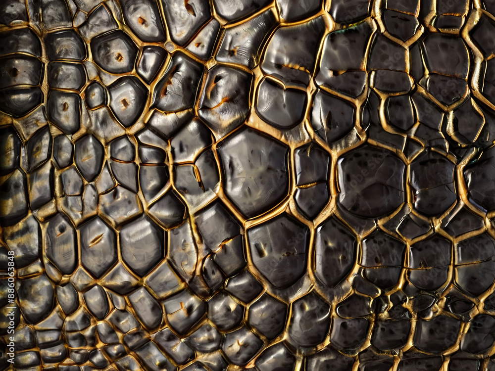 crocodile brown skin macro background, AI generated crocodile brown skin macro background, AI generated