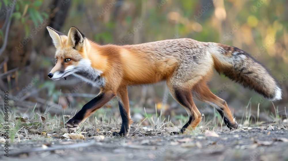 Portrait of a red fox Portrait of a red fox