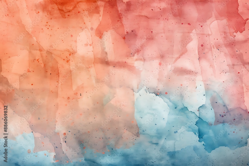 Fototapeta premium Watercolor wallpaper for design