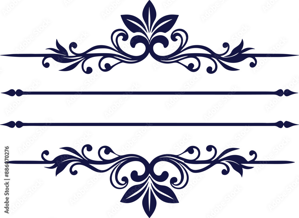 Dividers thin line elements set. Border underline for text page, book, invitation, wedding card, certificate Dividers thin line elements set. Border underline for text page, book, invitation, wedding card, certificate