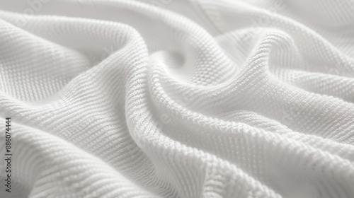 white cotton fabric texture