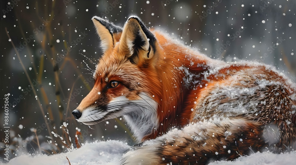 Red Fox in winter Red Fox in winter