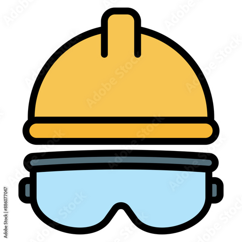 Safety Gogglesg Icon For Design Element