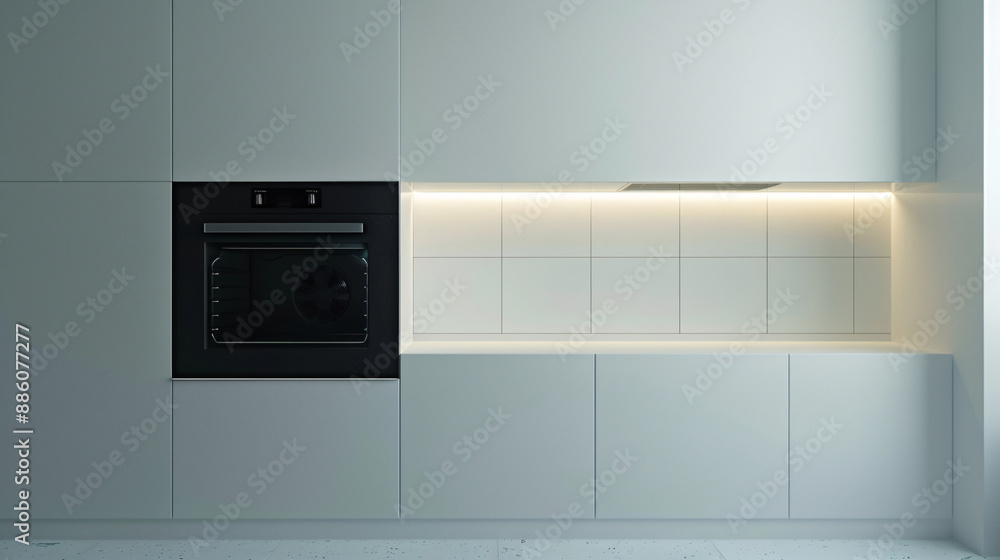 a white kitchen with a microwave a white kitchen with a microwave