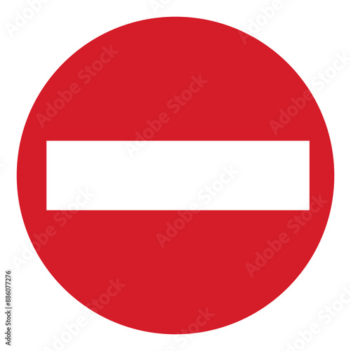 Free Download ISO prohibition safety signs_do not enter symbol and pictogram only size 1 x 1 round shape	
 - GFXLoad
