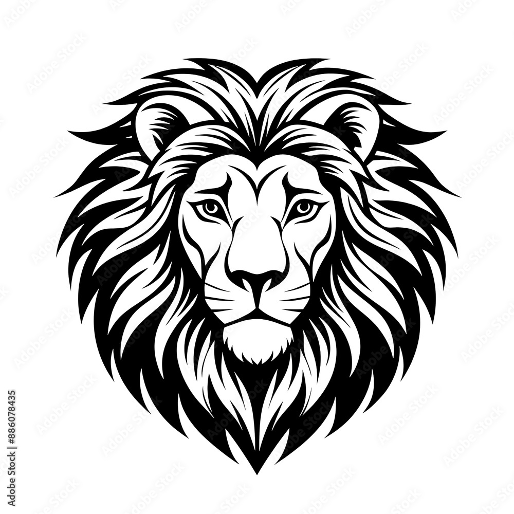 Obraz premium Lion on a transparent background, png