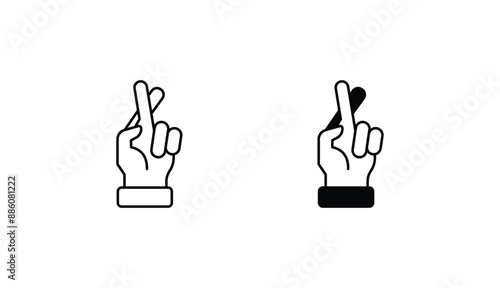 superstition icon design with white background stock illustration