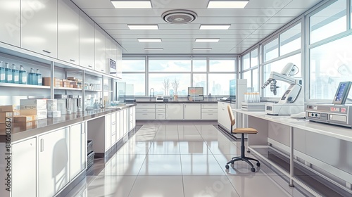 Modern, well-equipped laboratory © Wahyu