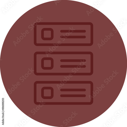 Backlog Vector Line Maroon Circle Maroon