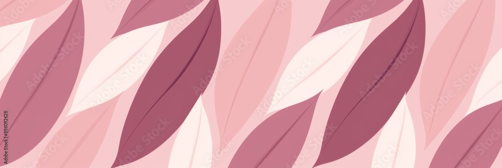 A pattern of pink and white leaves A pattern of pink and white leaves
