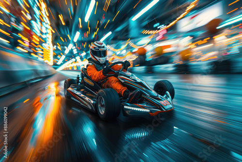 Fast indoor go kart