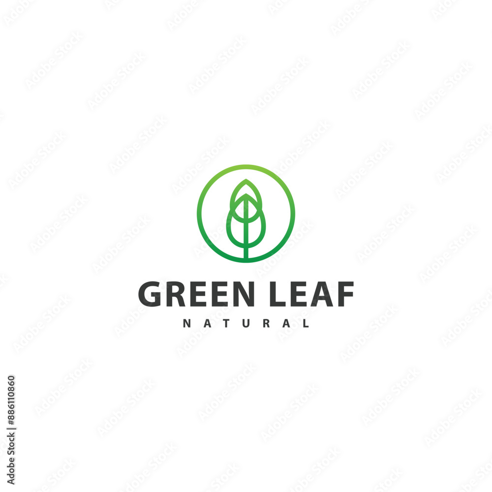 Abstract leaf logo vector illustration Abstract leaf logo vector illustration