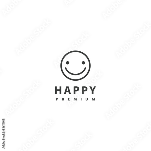 Happy icon sign symbol logo vector