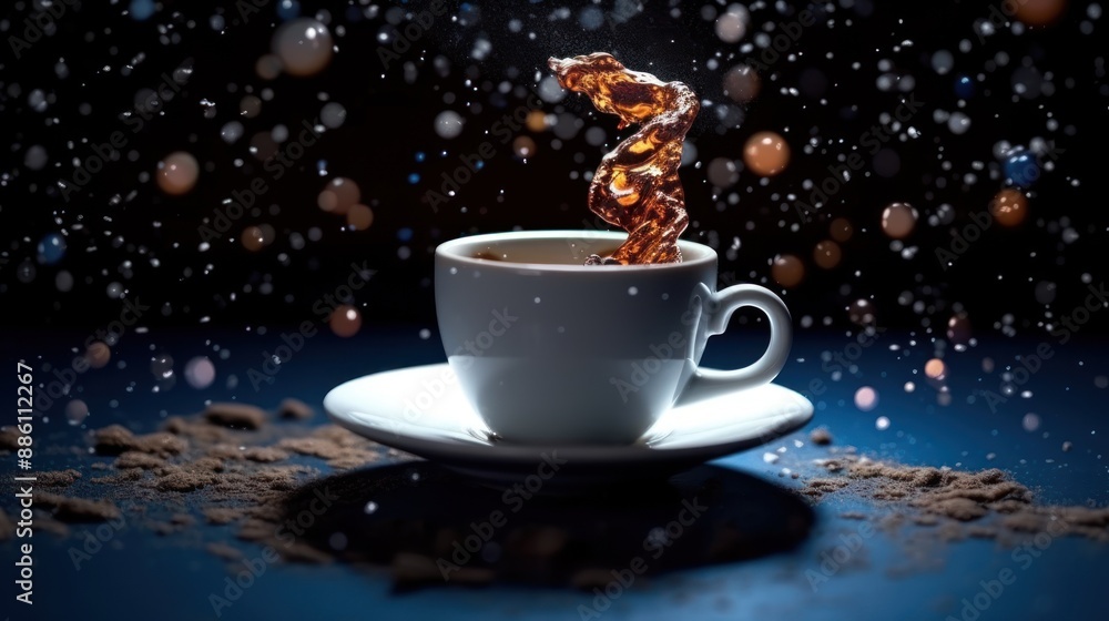 Coffee Splash in Motion Coffee Splash in Motion