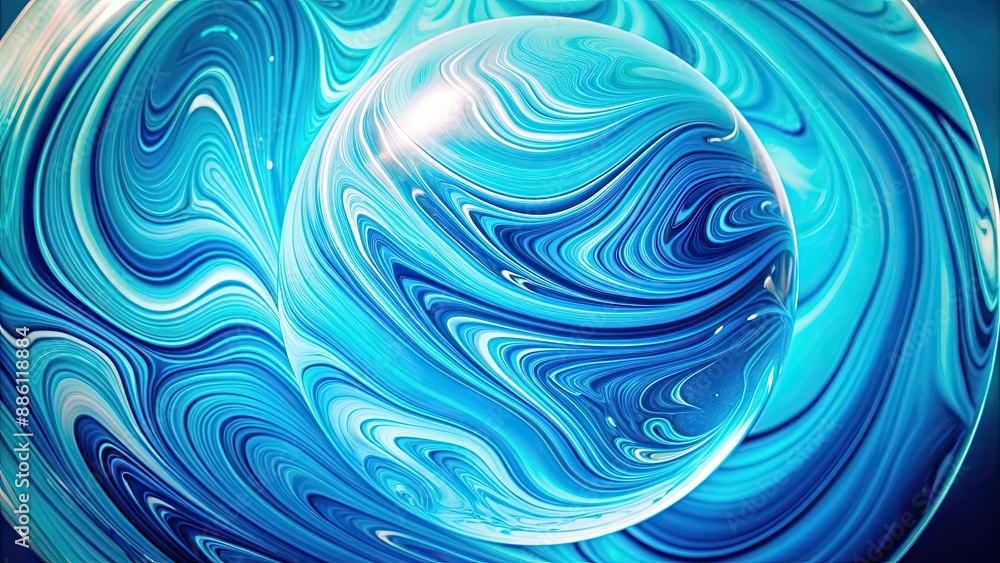 Abstract background resembling a soap bubble with a marble-like swirl pattern , ethereal,reflection, iridescent, floating Abstract background resembling a soap bubble with a marble-like swirl pattern , ethereal,reflection, iridescent, floating