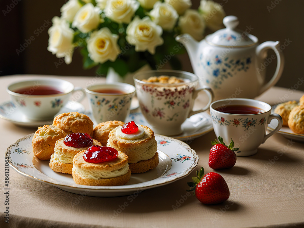 cup of tea and cake cup of tea and cake